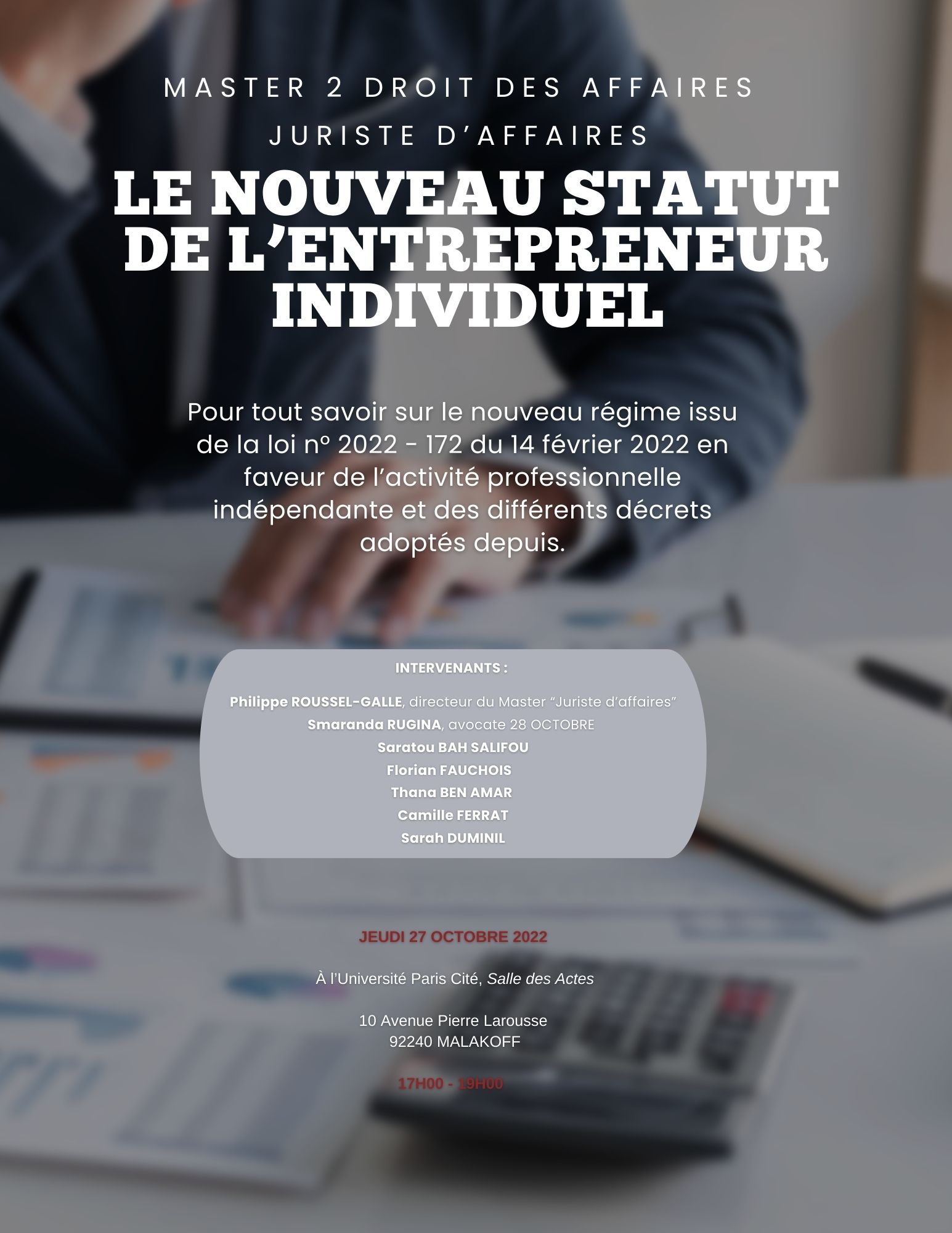 FLYER Table Ronde n° 1
